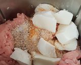 Foto del paso 2 de la receta Hamburguesas de pavo/pollo y espinacas