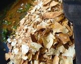 A picture of step 4 of Papad churi.