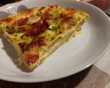 Foto del passaggio 7 della ricetta Lasagne cotto, besciamella, zucchine
