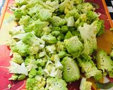 Foto del paso 1 de la receta: Hamburguesas de Romanesco al Horno Saludable 😋 Con Shiitake 🍄 en Salsa de Queso Ricota!