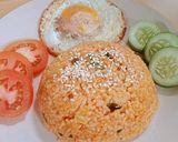 Foto langkah ke 5 dari resep Nasi Goreng Gochujang 고추장.