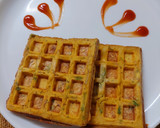 अनियन ब्रेड पकोडा वफ़ल(onion bread pakoda waffle recipe in hindi) रेसिपी चरण 4 फोटो