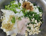 A picture of step 1 of Dahi kabab.
