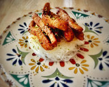 Foto del paso 5 de la receta: Timbal de lomo caramelizado sobre noodles glass