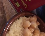 A picture of step 2 of Speedy hummus.