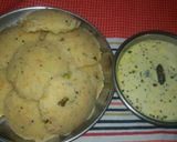 A picture of step 8 of Rava vegetables idli.