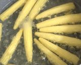 A picture of step 2 of Baby Corn Tikka.