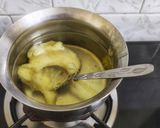 A picture of step 1 of Classic Style Mysore Pak.