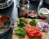 A picture of step 1 of Sewai upma (vermicelli upma).