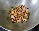 A picture of step 2 of Bamboo shoots Tomatoes Potato Chokha.