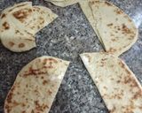 A picture of step 1 of Stuffed cones chappati.