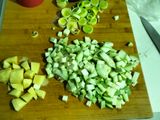 Crema de calabacín y puerro