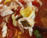 Germán tradicional schinken 🧄🍅(csirkemell bazsalikomosan friss paradicsomos) recept fázis 5 fotója