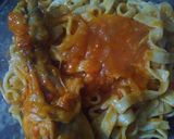 Foto del paso 7 de la receta: Fideos caseros con salsa