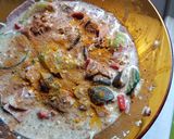 Une image de l'étape 1 de Quiche aux légumes, jambon. Steaks hachés et épices.