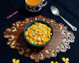 A picture of step 5 of Corn Chaat.