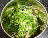A picture of step 2 of Protein Rich Panki With Seasonal Tuver Dana & Green Garlic Cubes -- A Forgotten Recipe of Grandma.