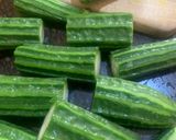 A picture of step 1 of Torai chilka chutney (Ridge gourd skin chutney).