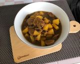 Foto langkah ke 6 dari resep Semur Bakso Sapi dan Kentang.