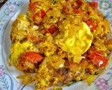 A picture of step 4 of Egg Bhurji (Indian-Style Scrambled Eggs).