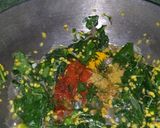 A picture of step 6 of Chaulai aur moong dal ki sabji.