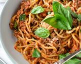 A picture of step 7 of Healthier Spaghetti Bolognese.
