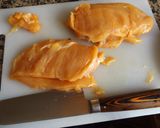 Foto del paso 1 de la receta: Filetes de pollo al sésamo con salsa de mostaza, sin gluten de trigo
