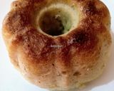 A picture of step 9 of Thandai Bundt cake with Kesar thandai Rabdi frosting.