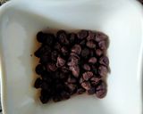 A picture of step 2 of Rainbow design chocolates.