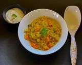 A picture of step 8 of Millet Pulao.