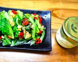月見初心黃金鵝油蔥雞絲飯(創意料理)的食譜步驟1照片