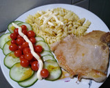 Foto del paso 1 de la receta: Costilla de Cerdo con fideos, Pepino y Cherrys