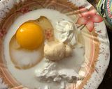A picture of step 1 of Coconut Milk French Toast.
