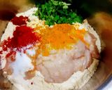 A picture of step 2 of Leftover Rice Cheela.