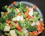 Foto del paso 3 de la receta: Crepa salada de vegetales 🥦🥕🥔