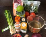 A picture of step 1 of Lentil & spinach dahl.