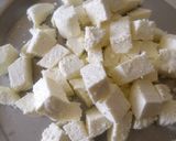 A picture of step 4 of Shahi paneer.