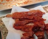 A picture of step 3 of Thai Peanut Butter Bacon Cheeseburgers.