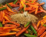 A picture of step 4 of Red Carrot Green Chilli Pickle - 10 minutes Instant Pickle.
