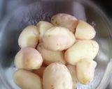 A picture of step 2 of Chana chat.