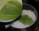 A picture of step 6 of Green rice (Zamarod pilaf).