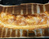 Tésztabundában sült rakott csirkemell #medvehagyma recept fázis 19 fotója