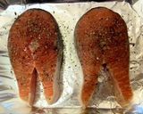Foto del paso 1 de la receta: Salmón al horno con Philadelphia
