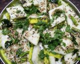 A picture of step 10 of Double layered sandwich dhokla..