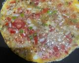 A picture of step 3 of Cheese omelette sandwich.
