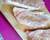 Foto del paso 1 de la receta: Bocadillo de lomo con queso membrillo y algas