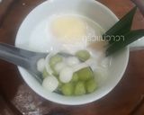 รูปขั้นตอนการทำที่ 5 ของ บัวลอยไข่หวานมะพร้าวอ่อน