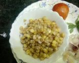 A picture of step 1 of Sweet corn salsa.