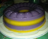 Foto langkah ke 9 dari resep Pudding Lapis Ubi Ungu&Labu Kuning.