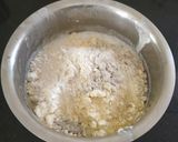 A picture of step 2 of Multigrain Chila pudla.